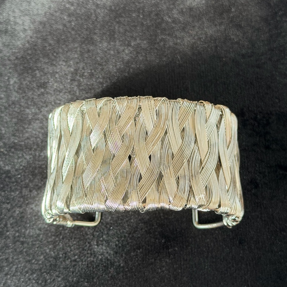 Silver Woven Bracelet